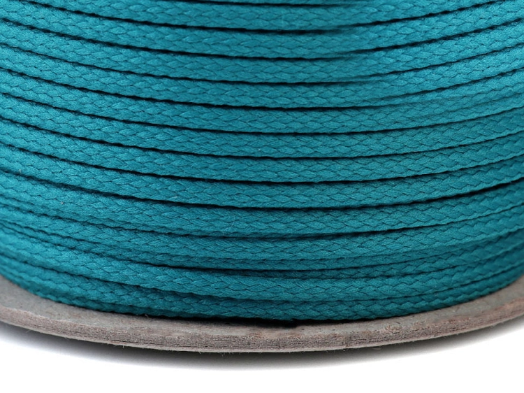 Sznurek - 3 mm - Turkusowy