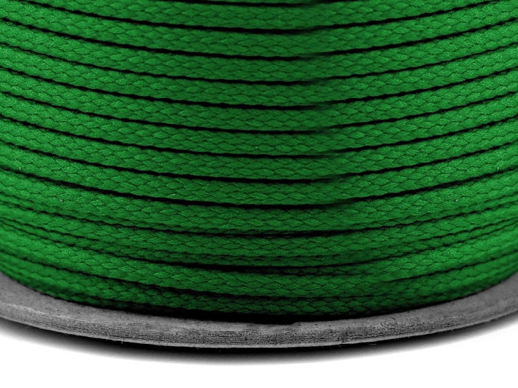 Sznurek - 3 mm - Zielony