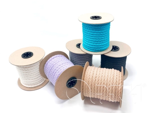 Sznurek bawełniany pleciony - 9,3 mm