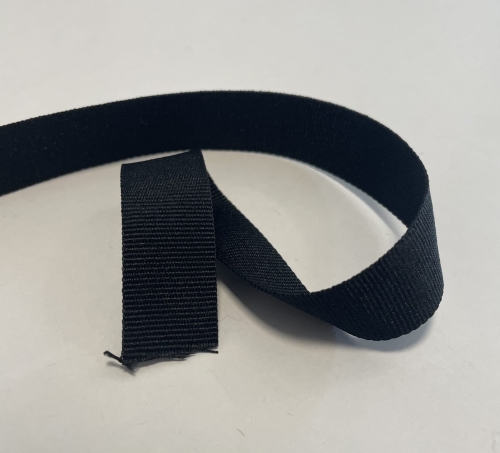 Taśma rypsowa - Czarna