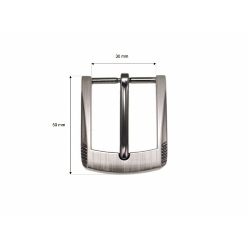 Klamra do paska - metalowa - 30 mm - wymiary