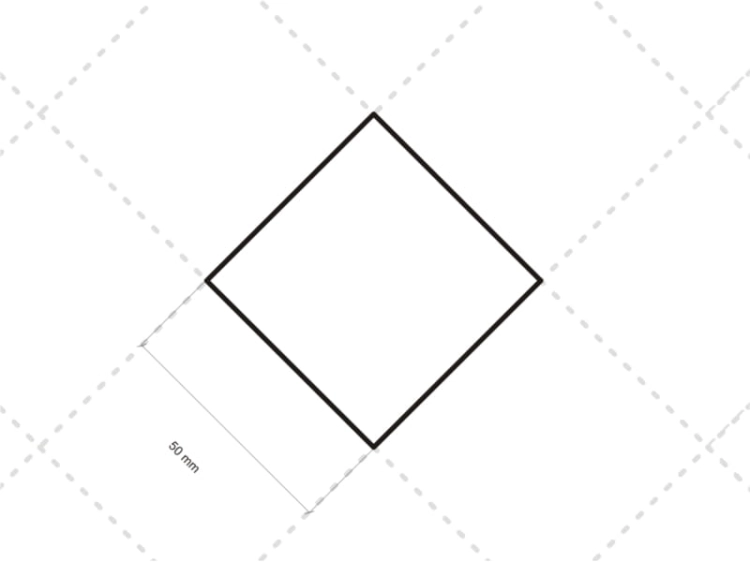 Podszewka z ociepliną - Pikówka 5x5 cm