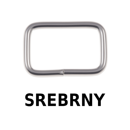 Ramka metalowa - Srebrny