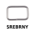Ramka metalowa - Srebrny
