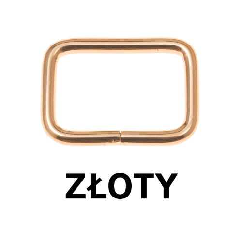 Ramka metalowa - Złoty