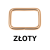 Ramka metalowa - Złoty