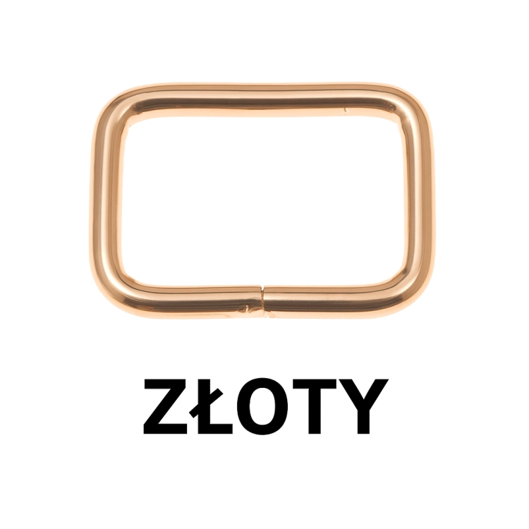 Ramka metalowa - Złoty