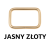 Ramka metalowa - Jasny złoty