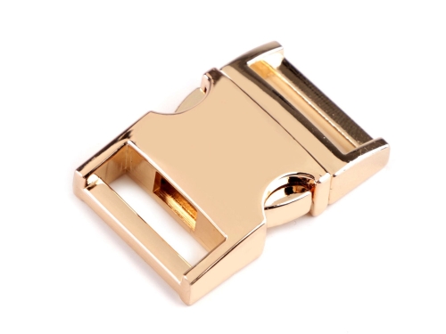 Klamra metalowa - Złota - 20 mm