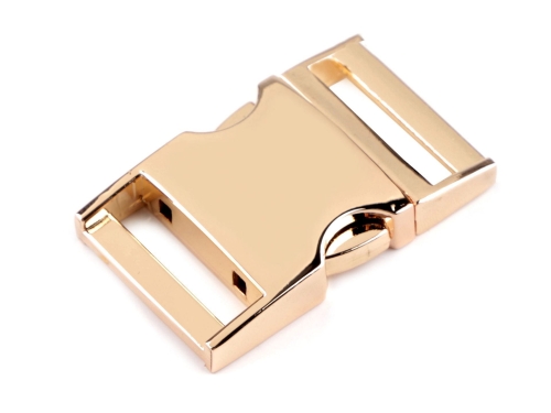 Klamra metalowa - Złota - 25 mm