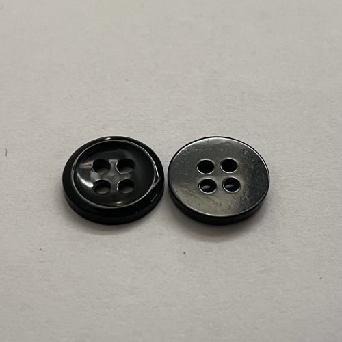 11mm - 4-dziurkowy - Czarny