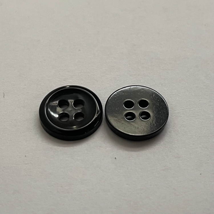 11mm - 4-dziurkowy - Czarny
