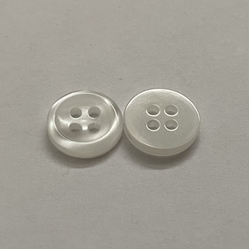 11mm - 4-dziurkowy - Biały