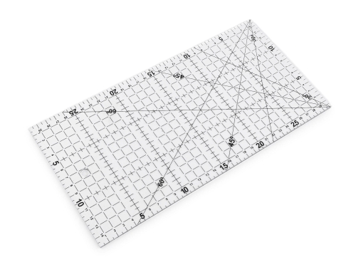 Linijka do patchworku - 15x30 cm