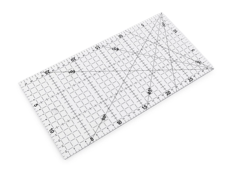 Linijka do patchworku - 15x30 cm