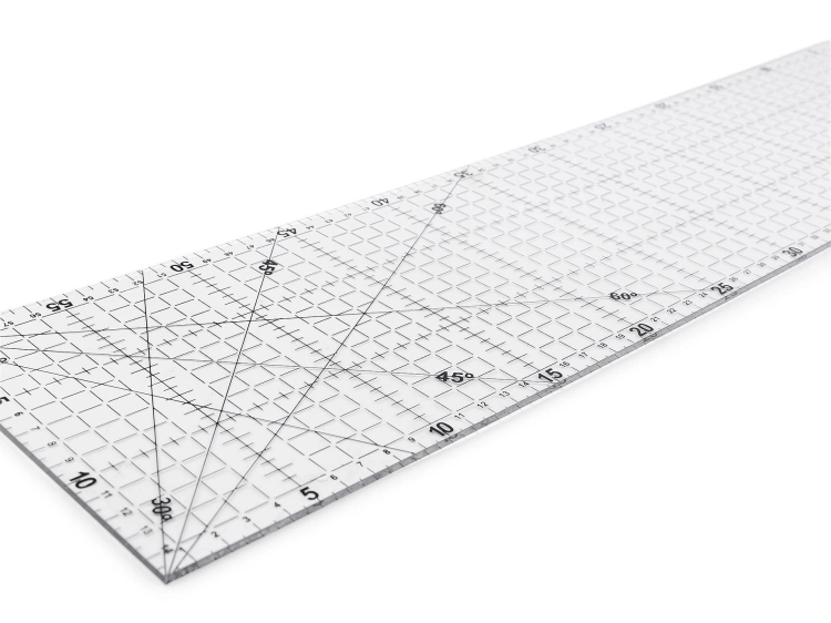 Linijka do patchworku - 15x60 cm
