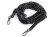 Łańcuszek z karabińczykami - 120 cm - Ciemny nikiel
