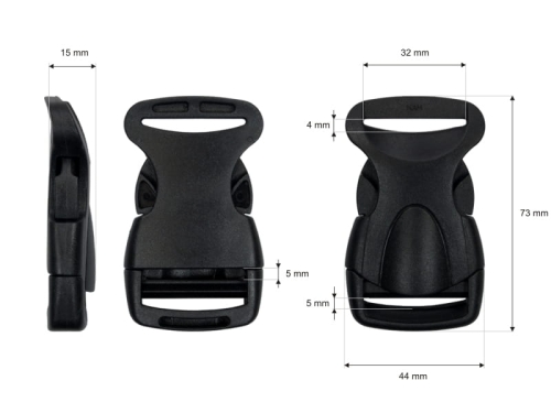 Klamra plastikowa - Premium - 32 mm