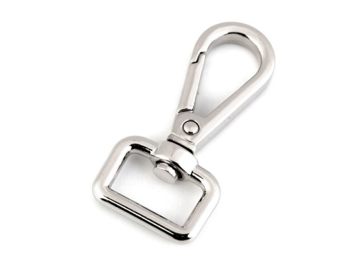 Karabińczyk metalowy - 15 mm