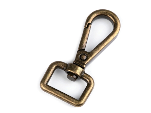 Karabińczyk metalowy - 15 mm