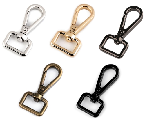 Karabińczyk metalowy - 15 mm