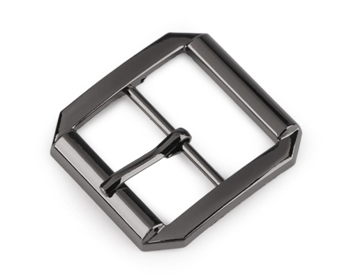 Klamra do pasków - Sprzączka metalowa - Ciemny nikiel (20mm - 30mm)
