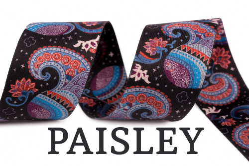 Taśma nośna we wzory - Paisley