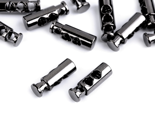 Stoper metalowy - Zacisk do sznurka podwójny