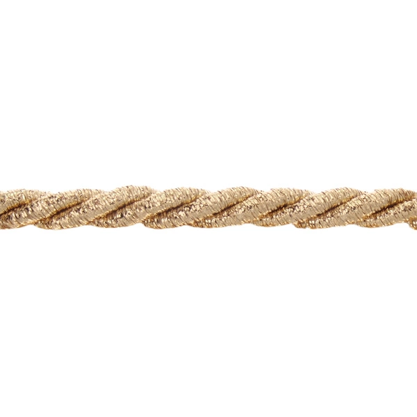 Sznurek skręcany - Złoty