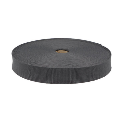 Taśma lamówka dziana - 25 mm - 312 - Grafitowy