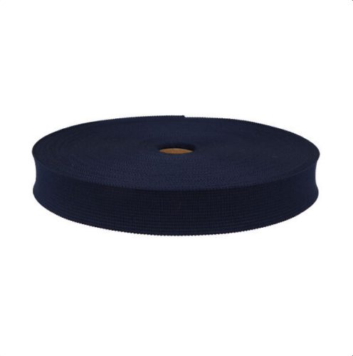 Taśma lamówka dziana - 25 mm - 330 - Granatowy