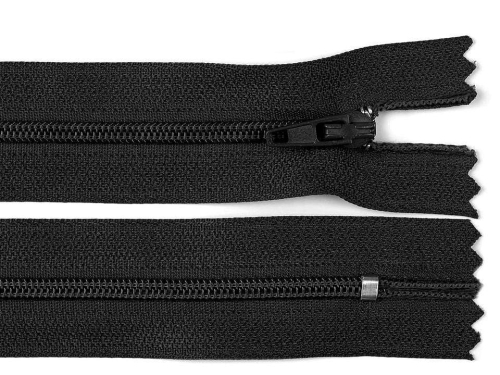 Zamek spiralny 3 - 60 cm - Czarny