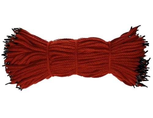 Sznurek reklamowy do toreb prezentowych - Bawełniany - Bordowy