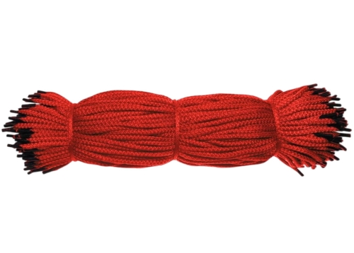 Sznurek reklamowy do toreb prezentowych - Polipropylenowy - Czerwony