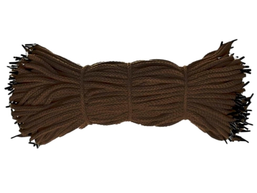 Sznurek reklamowy do toreb prezentowych - Bawełniany - Brązowy