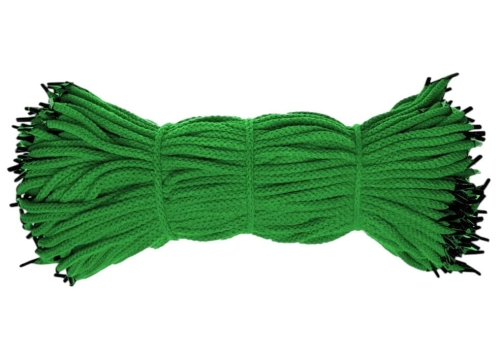 Sznurek reklamowy do toreb prezentowych - Bawełniany - Zielony