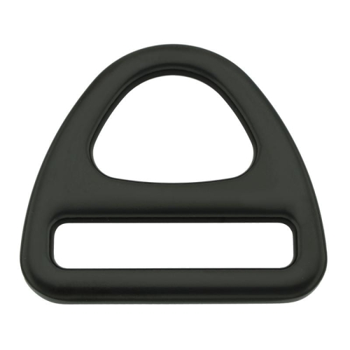 Półkółko trójkąt metalowy - 50 mm - Czarny