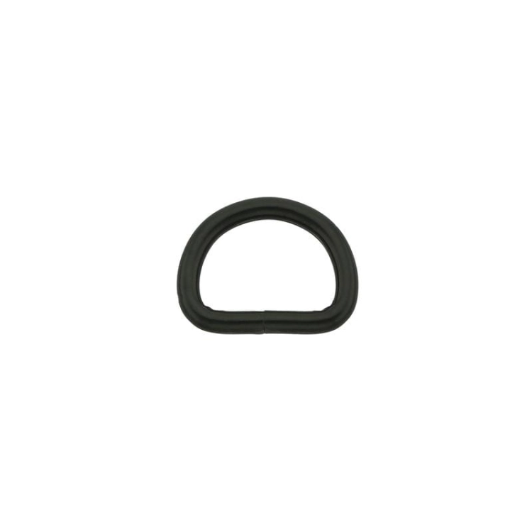 Półkółko metalowe - 12 mm i 16 mm - Czarny - Grubość 3 mm