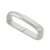 Szlufka - Ramka metalowa - 40 mm - Srebrna