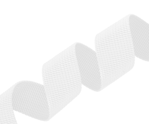 Taśma nośna parciana premium - Biały