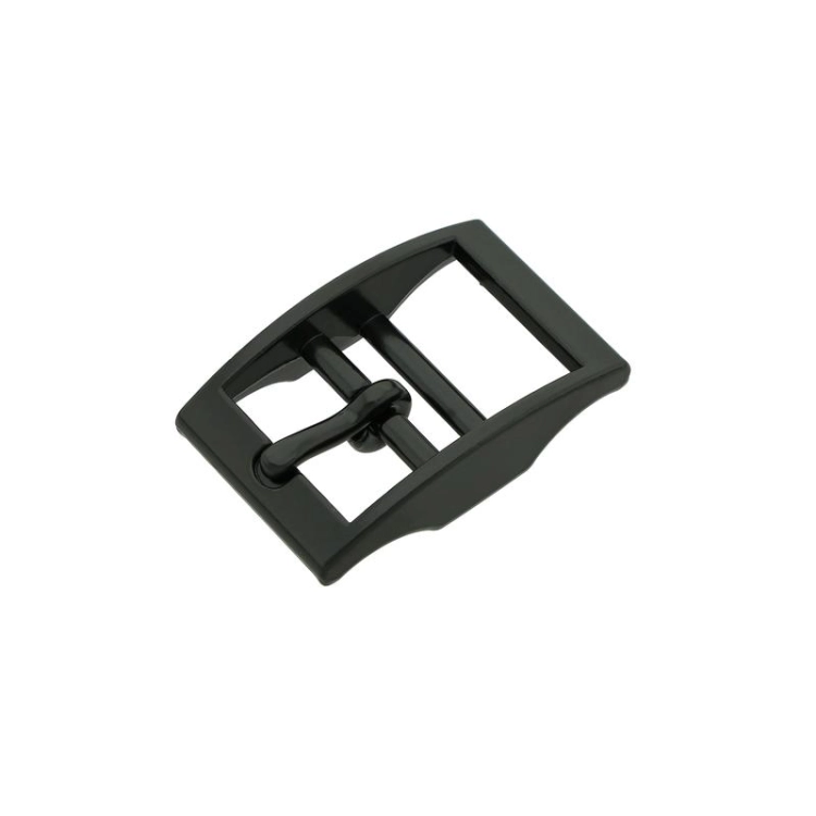 Klamra do obroży - Sprzączka metalowa - 20 mm - Czarna