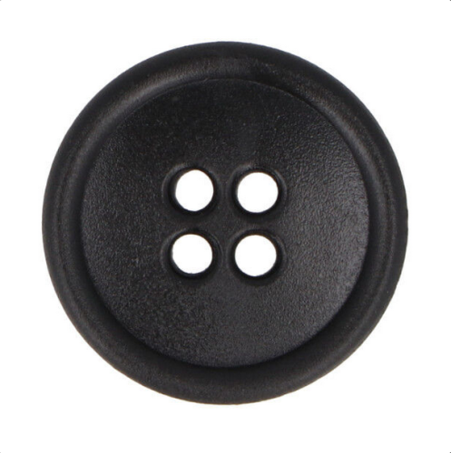 20 mm - 4-dziurkowy - Czarny