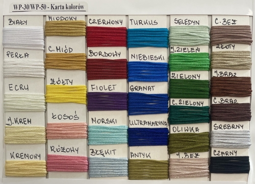 Frędzle wiskozowe (30 - 300 mm) - Kolory