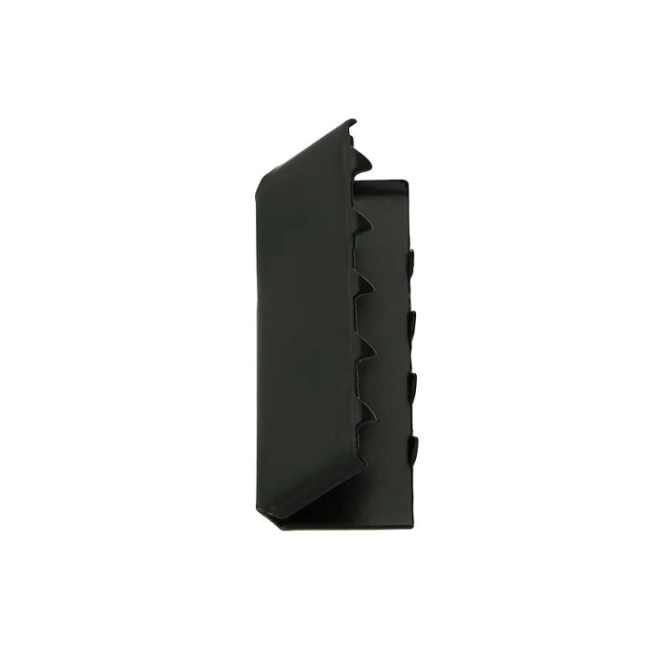 Końcówka metalowa do taśmy - 32 mm - Czarna