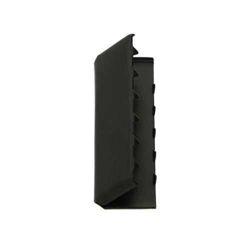 Końcówka metalowa do taśmy - 38 mm - Czarna