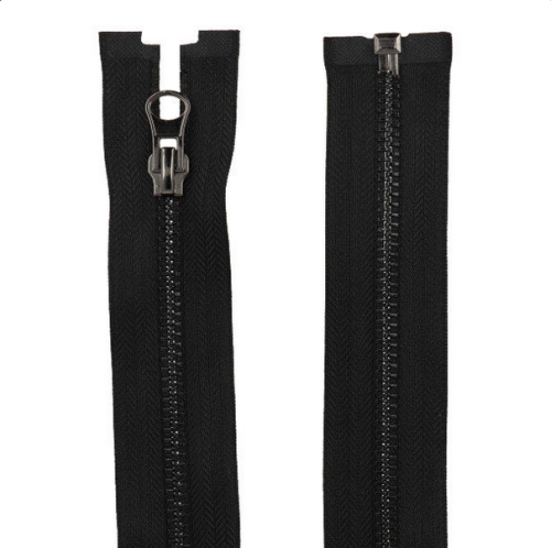 Zamek metalowy - Ciemny nikiel - Rozdzielczy