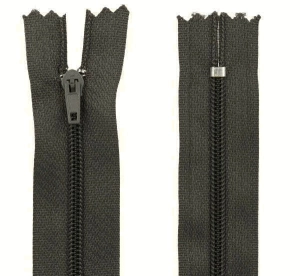 WYPRZEDAŻ Zamek spiralny 3 - 20 cm - Ciemny khaki