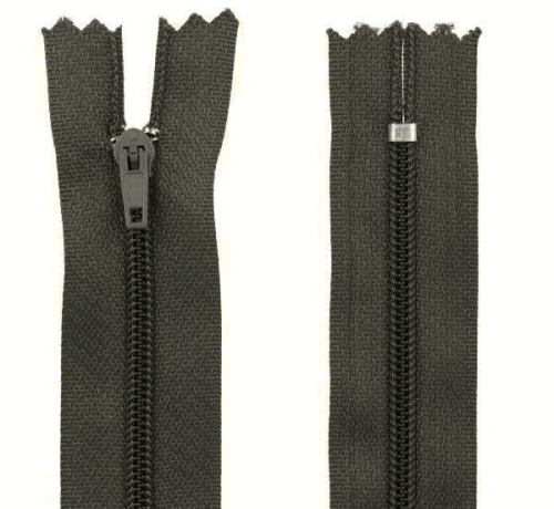 WYPRZEDAŻ Zamek spiralny 3 - 20 cm - Ciemny khaki