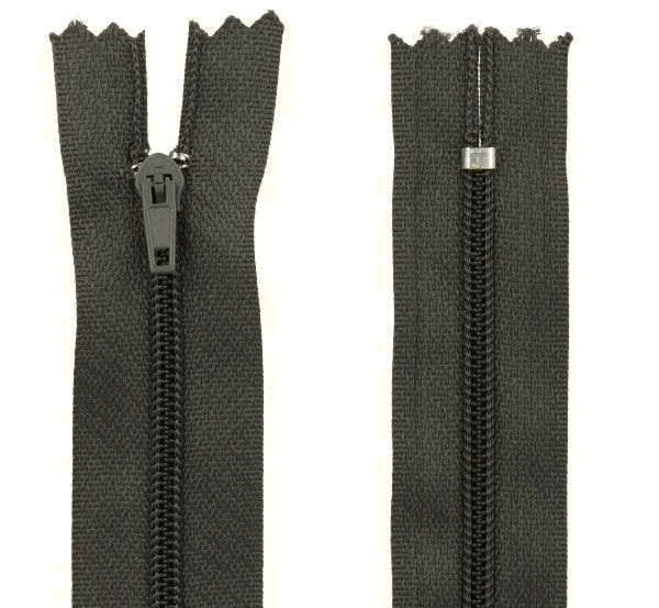 WYPRZEDAŻ Zamek spiralny 3 - 20 cm - Ciemny khaki