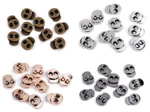 Stoper metalowy - Zacisk do sznurka podwójny